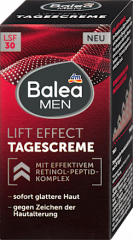 Balea MEN Gesichtscreme Lift Effect LSF 30, 50 ml, Дневной крем Lift Effect SPF 30 для более гладкого вида зрелой кожи, 50 мл