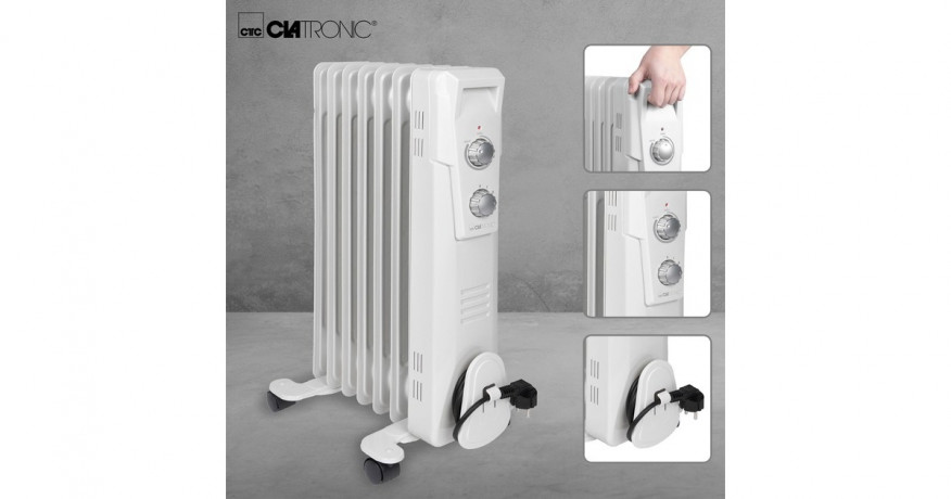 Clatronic Clatronic Olradiator RA 3735 weiss, 7 Heizrippen weiss Clatronic Olradiator RA 3735 белый, 7 нагревательных ребер