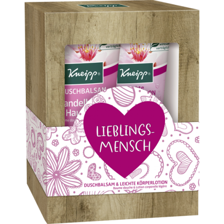Kneipp Geschenkset Lieblingsmensch, 1 St Набор Бальзам для душа 200мл+Лосьон для тела 200мл