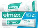 elmex Zahnpasta Sensitive Doppelpack (2 x 75 ml), 150 ml, Зубная паста Sensitive для бережного ухода за чувствительными зубами, 2 × 75 мл