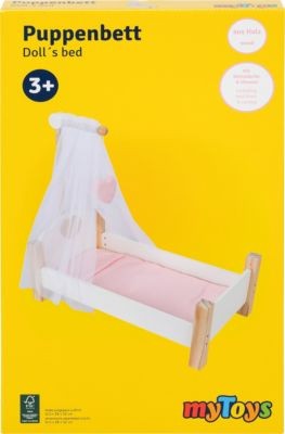 myToys ORIGINALS Holz Puppenbett деревянная кукольная кровать