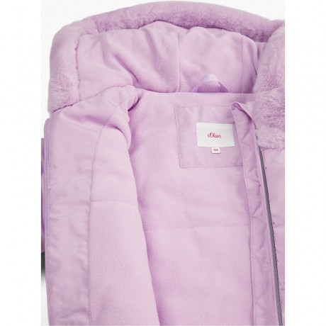 s.Oliver Mantel mit Kunstpelz-Details Mantel Пальто с деталями из искусственного меха Пальто