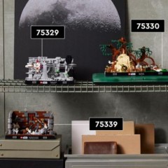 LEGO 2er Set: 75329 Death Star Trench Run Diorama + 75330 Jedi Training auf Dagobah – Diorama Набор из 2 предметов: 75329 Диорама «Бег по траншеям Звезды Смерти» + 75330 Тренировка джедаев на Дагобе — диорама