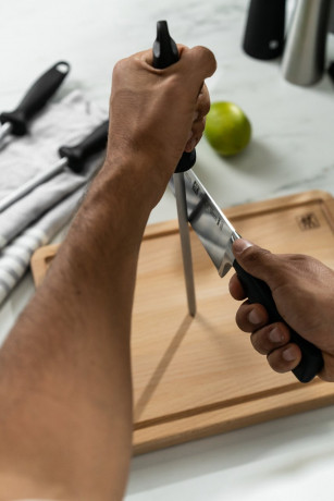 ZWILLING ZWILLING Wetzstahl 23 cm schwarz ZWILLING заточка стальная 23 см