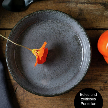 Moritz & Moritz Moritz & Moritz Suppenteller 6-tlg. DIGITAL anthrazit Суповые тарелки Moritz & Moritz 6 шт. ЦИФРОВОЙ