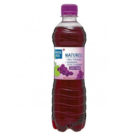 GENUSS PLUS Naturell Apfel-Traube 0,5 l