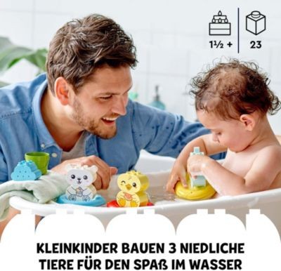 LEGO LEGO DUPLO 10965 Badewannenspass: Schwimmender Tierzug LEGO DUPLO 10965 Веселье в ванне: плавучий поезд с животными