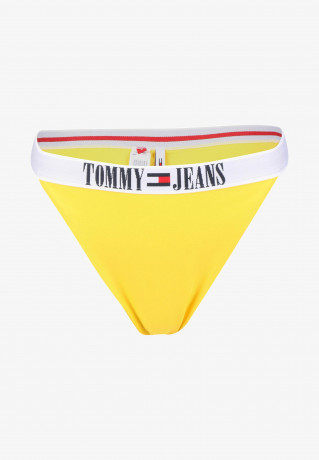 Tommy Hilfiger HIGH RISE Bikini bottoms star fruit yellow ВЫСОКАЯ ПОСАДКА Плавки бикини звездный фрукт желтый