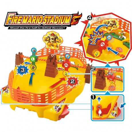 EPOCH Super Mario Fire Mario Stadium Стадион Super Mario Fire Mario