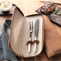 Robbe &amp; Berking Robbe &amp; Berking Alt-Spaten - 150 g versilbert Tranchierset Frozen Black 2-tlg. Robbe &amp;amp; Berking Alt-Spaten - Набор для резьбы по дереву, 150 г., посеребренный, Frozen Black, 2 шт.