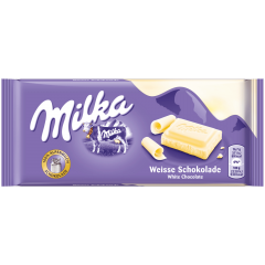 Milka Weisse Schokolade Белый шоколад 100г