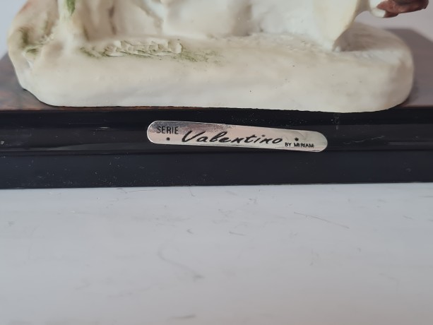 MIRIAM Valentino Фарфоровая статуэтка "Двое на качелях", 19см, Германия, 1950-60гг.