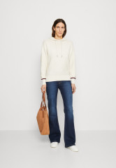 Tommy Hilfiger GLOBAL HOODIE SWEATER Jumper ecru СВИТЕР С ХУДИ GLOBAL Джемперы экрю