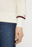 Tommy Hilfiger GLOBAL HOODIE SWEATER Jumper ecru СВИТЕР С ХУДИ GLOBAL Джемперы экрю