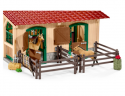 Schleich Farm World Фермерский дом Farm World 42195 Конюшня с лошадьми и аксессуарами