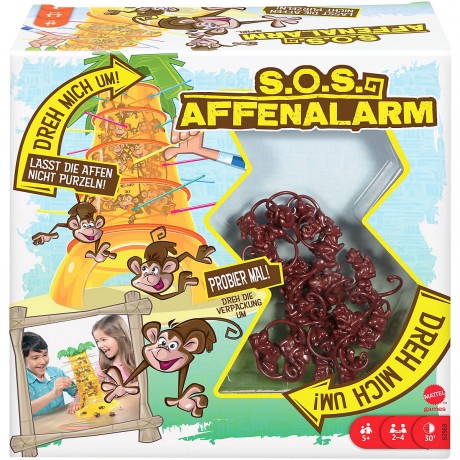 Mattel Mattel Games S.O.S. Affenalarm Mattel Games S.O.S. оповещение обезьяны