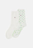 Tommy Hilfiger 2 PACK Socks marshmallow/green 2 УПАКОВКИ носков зефир/зеленый