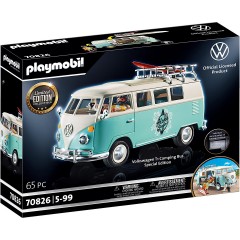 PLAYMOBIL PLAYMOBIL 70826 Volkswagen T1 Camping Bus Туристический автобус PLAYMOBIL 70826 Volkswagen T1