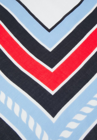 Tommy Hilfiger COAST SQUARE  Foulard vessel blue mix COAST SQUARE платок осуд голубой микс