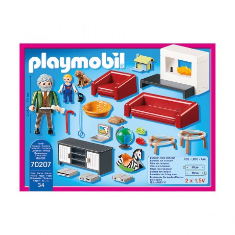 PLAYMOBIL PLAYMOBIL 70207 Gemutliches Wohnzimmer PLAYMOBIL 70207 Уютная гостиная