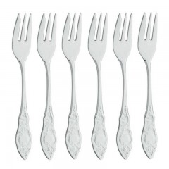 Zwilling Zwilling Ostfriesen Edelstahl 18/10 Kuchengabel Set 6-tlg. 121 mm Набор вилок для торта Zwilling Ostfriesen 18/10 из нержавеющей стали, 6 шт. 121мм