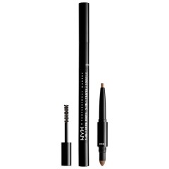Карандаш, пудра и гель для бровей 3 в 1 NYX Professional Makeup 3-in-1 Brow Pencil, оттенок Taupe