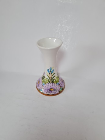 Alba Adriatiс Ваза фарфоровая "Сиреневые цветы", 15см x 9см, 1960-70гг.