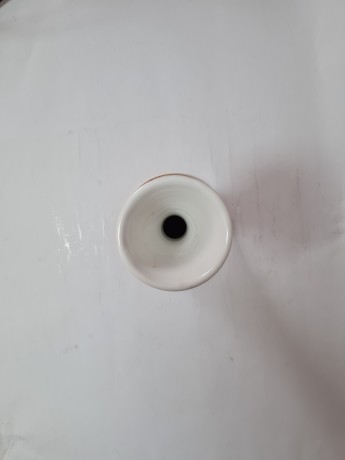 Alba Adriatiс Ваза фарфоровая "Сиреневые цветы", 15см x 9см, 1960-70гг.