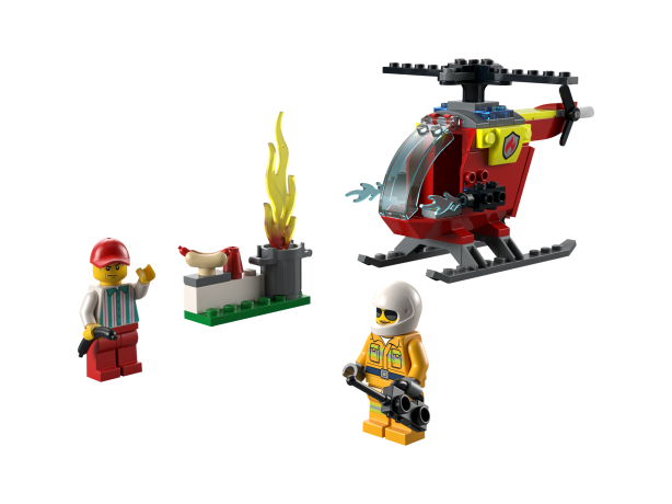 Lego Feuerwehrhubschrauber пожарный вертолет