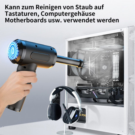 Hikeren Hikeren Akku-Handstaubsauger 68W Staubsauger und Geblase,mit mehreren Dusen,Mundstucken,Bursten, Staub blasen Беспроводной ручной пылесос Hikeren Пылесос и воздуходувка мощностью 68 Вт, с несколькими насадками, мундштуками, щетками и системой выд