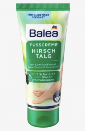 Balea Fuß-Creme Hirschtalg Крем для ног, 100 мл
