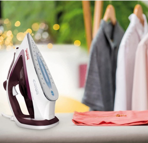 Tefal Tefal Dampfbugeleisen FV5714 Easygliss, 2400 W, Tefal Durilium Profi Bugeleisen Dampfbugeleisen Red Паровой утюг Tefal FV5714 Easygliss, 2400 Вт, профессиональный утюг Tefal Durilium, паровой утюг