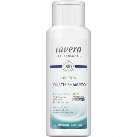 LAVERA Neutral Dusch-Shampoo, 200 ml, Лавера Шампунь без отдушек для сверхчувствительной кожи, 200 мл