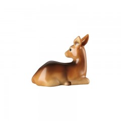 Hutschenreuther Hutschenreuther Cozy Winter Figur Rehkitz liegend - handbemalt 5 x 4 cm Hutschenreuther Уютная зимняя фигурка лежащего оленя - ручная роспись 5 x 4 см