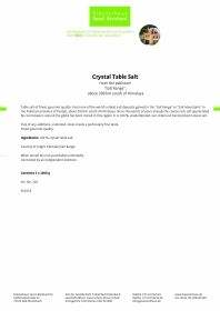 Krauterhaus Sanct Bernhardt Crystal Table Salt, 3 x 1000 г