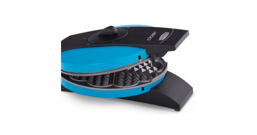 Cloer Cloer Waffeleisen 1627-13 blau/schwarz, 930 Watt blau/schwarz Вафельница Cloer 1627-13 синяя/черная, 930 Вт