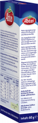 Abtei Magnesium 400 + Kalium Aktiv Plus Tabletten 30 Tabletten (60 g), Abtei Таблетки магния 400 мг с калием для мышц, нервной системы и электролитного баланса, 30 таблеток (60 г)