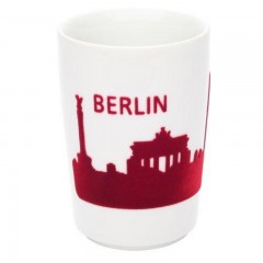 Kahla Kahla Five Senses Touch Skyline Maxi Becher Berlin rot 0,35 L Кружка макси Kahla Five Senses Touch Skyline берлинская красная 0,35 л