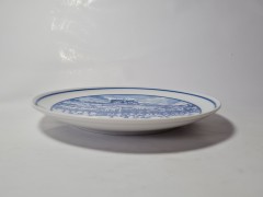 Hutschenreuther 1814 Винтажная тарелка эксклюзивно для Pieroth "На катке", 20см, Германия, 1970-80гг.