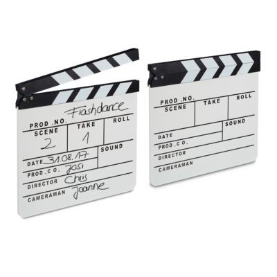 relaxdays 2 x Filmklappe weiss 2 х пленочных лоскута белого цвета