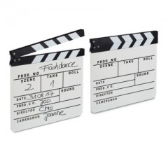 relaxdays 2 x Filmklappe weiss 2 х пленочных лоскута белого цвета