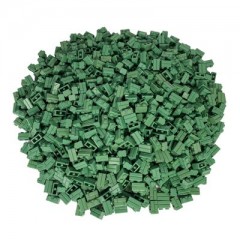 LEGO LEGO 1x2 Mauersteine Sandgrun - 1000 Stuck - Sand green bricks LEGO 1x2 кирпичи Sandgreen - 1000 штук - Зеленые кирпичи Sandgreen