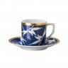 Rosenthal Rosenthal Heritage Turandot blue Espressoobertasse / Mokkaobertasse 0,07 L mit Untertasse 2-tlg. Rosenthal Heritage Turandot синяя чашка для эспрессо / чашка для мокко 0,07 л с блюдцем, 2 шт.