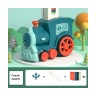 Syntek Eisenbahnspielzeug fur Kinder Dominosteine Auto-Drop-Zug Spielzeug Поезд