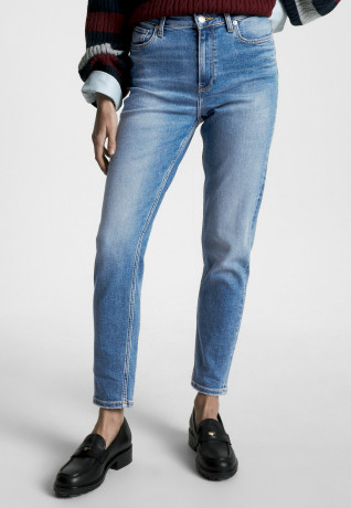 Tommy Hilfiger GRAMERCY HIGH RISE FADED  Jeans Tapered Fit leo GRAMERCY HIGH RISE FADED — Джинсы зауженного кроя Лео