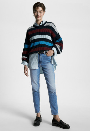 Tommy Hilfiger GRAMERCY HIGH RISE FADED  Jeans Tapered Fit leo GRAMERCY HIGH RISE FADED — Джинсы зауженного кроя Лео