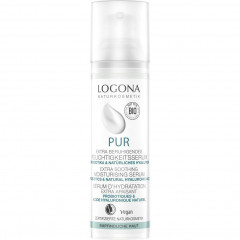 Logona Extra beruhigendes Feuchtigkeits-Serum mit Probiotika &amp; naturlichem Hyaluron  Успокаивающая увлажняющая сыворотка с пробиотиками и натуральной гиалуроновой кислотой