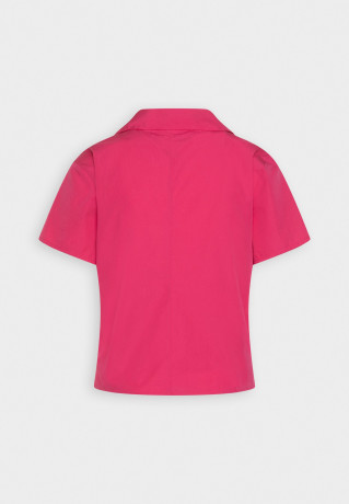 Tommy Hilfiger SOLID POPLIN TWIST Blouse bright cerise pink SOLID POPLIN TWIST Блузка ярко-вишнево-розовый