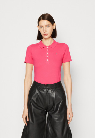 Tommy Hilfiger 1985 SLIM Polo shirt bright cerise pink 1985 SLIM рубашка поло ярко-вишнево-розовый