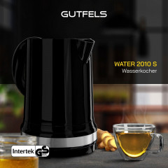 Gutfels Gutfels Wasserkocher GUTFELS 1,7L WATER 2010 S sw/inox  Чайник Gutfels GUTFELS 1,7л WATER 2010 S черный/нержавеющая сталь